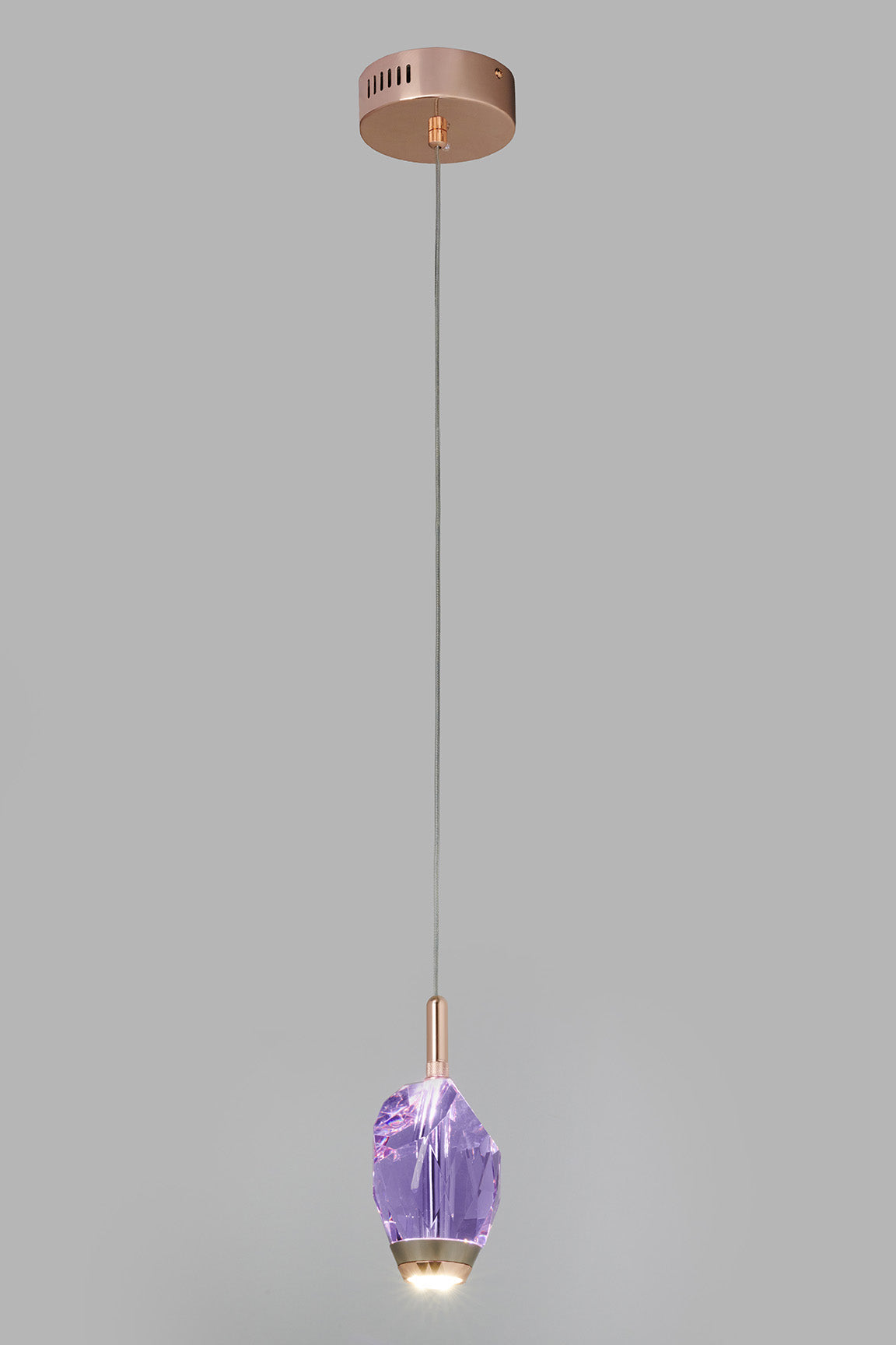 Single Amethyst Light Chandelier 926/1