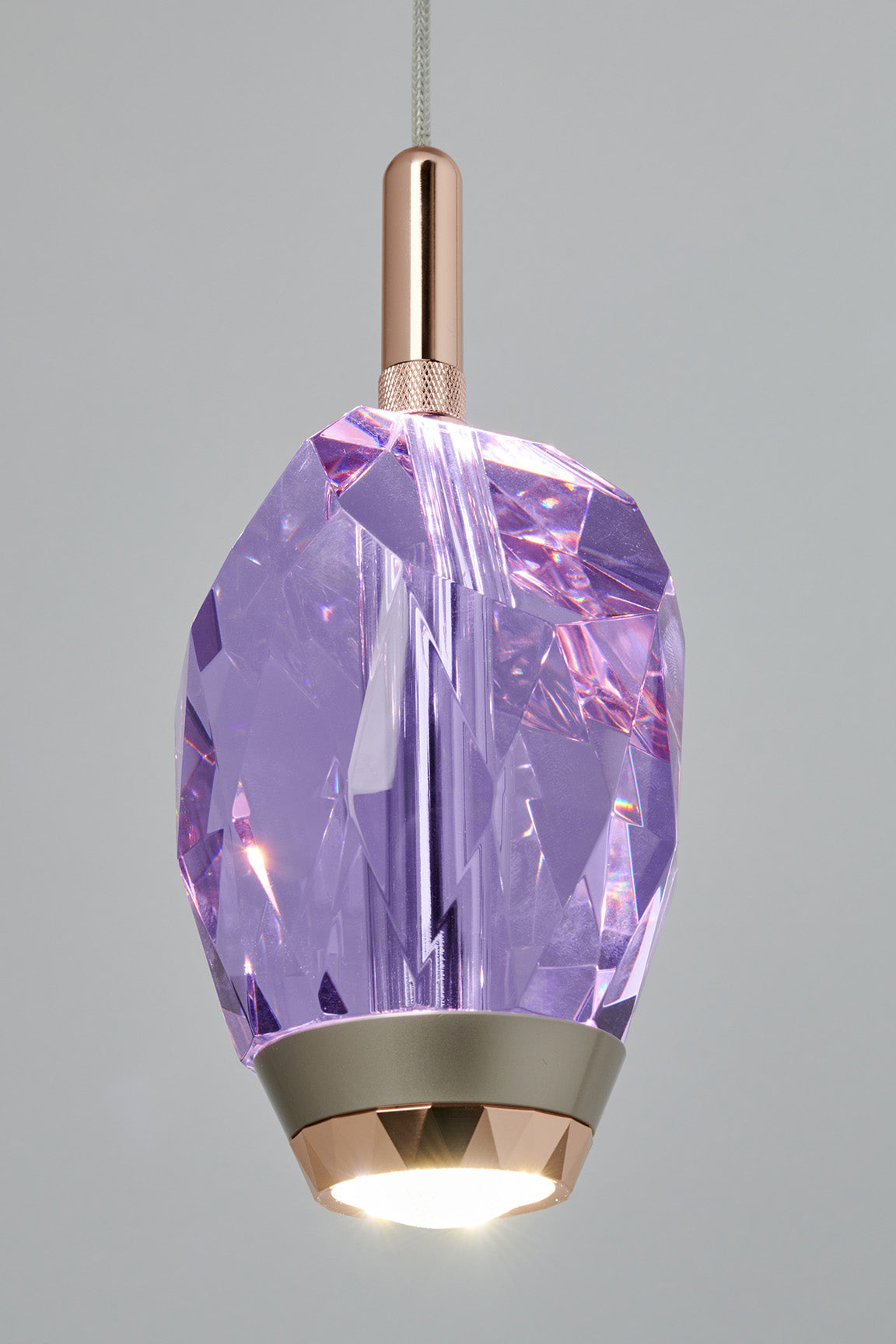 Single Amethyst Light Chandelier 926/1