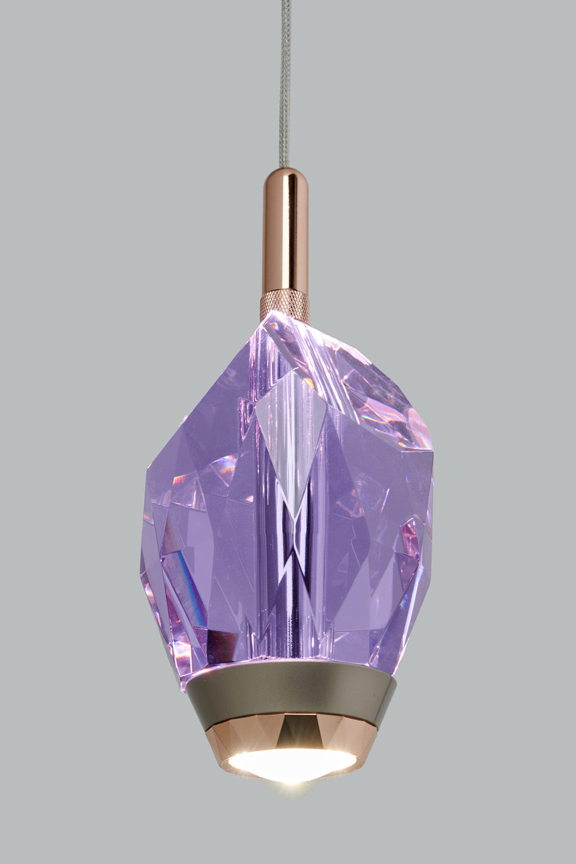 Single Amethyst Light Chandelier 926/1