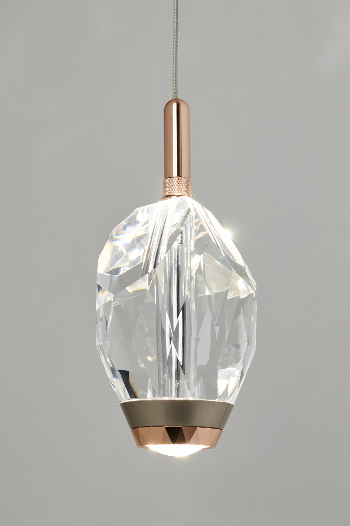 Single Clear Crystal Light Chandelier 926/1
