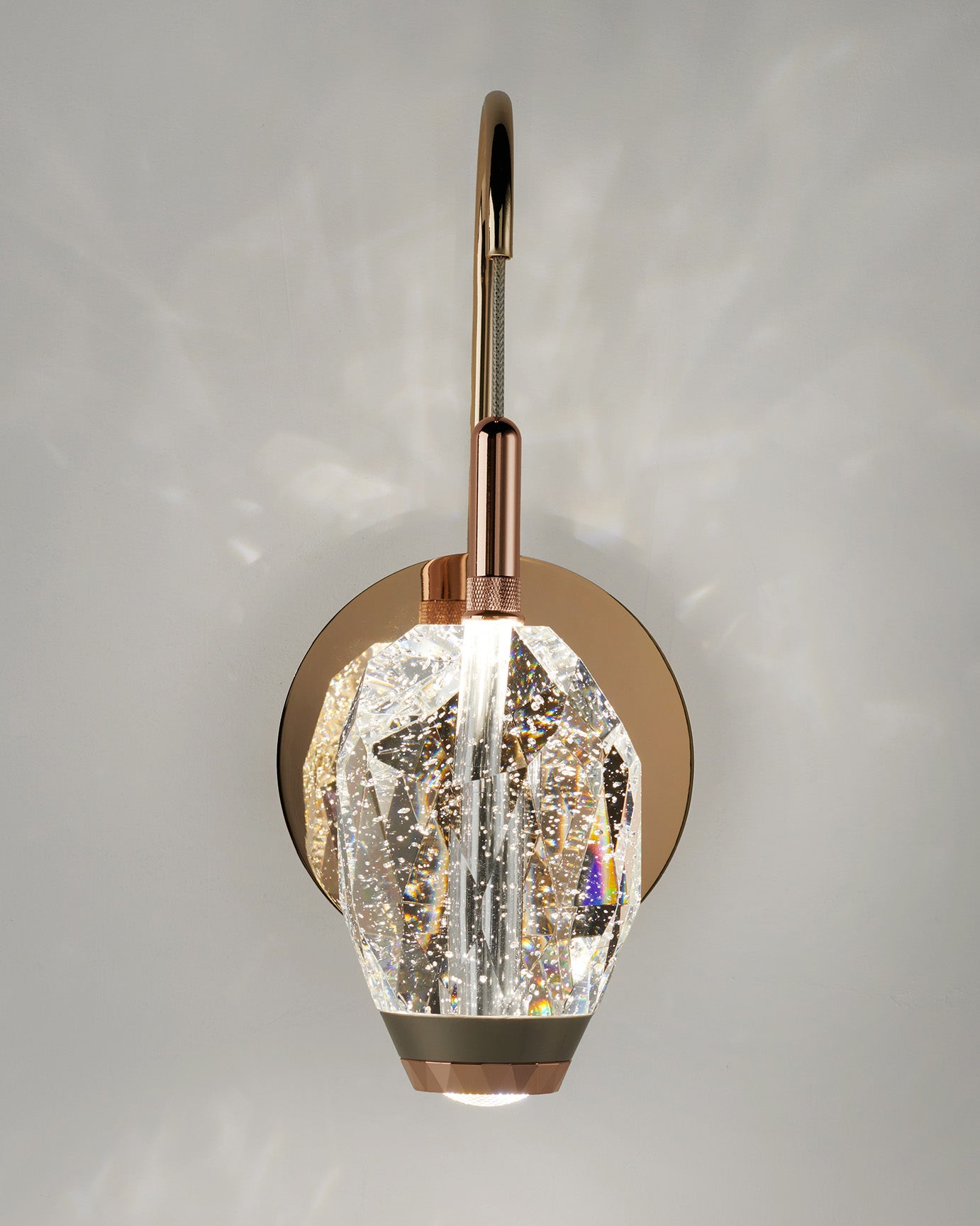 Single Bubble Crystal Light Fixture 926/1W