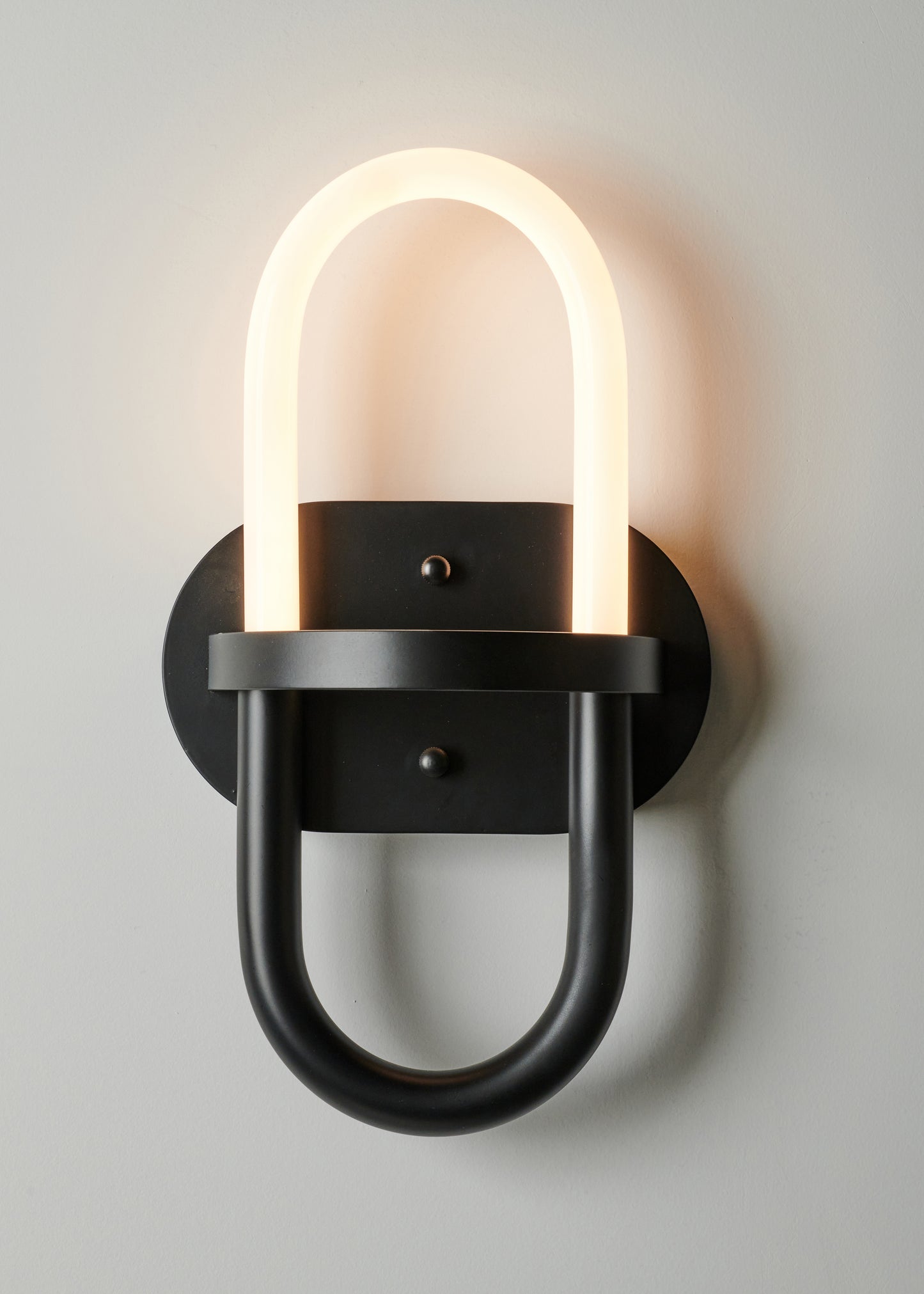 Matte Black Sconce