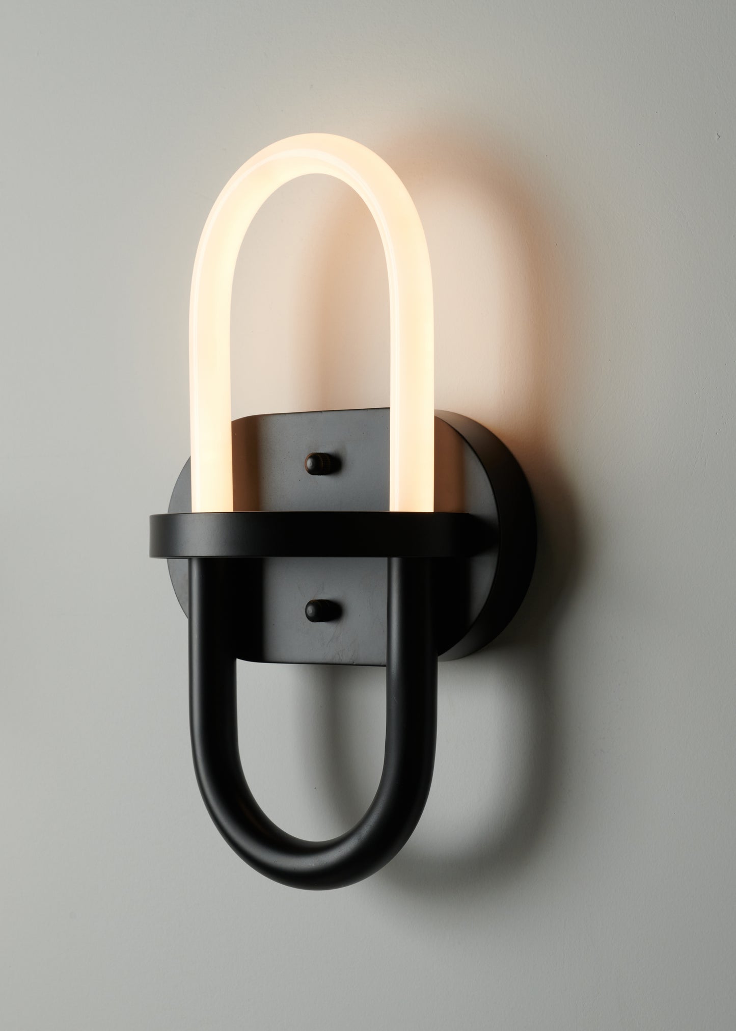 Matte Black Sconce