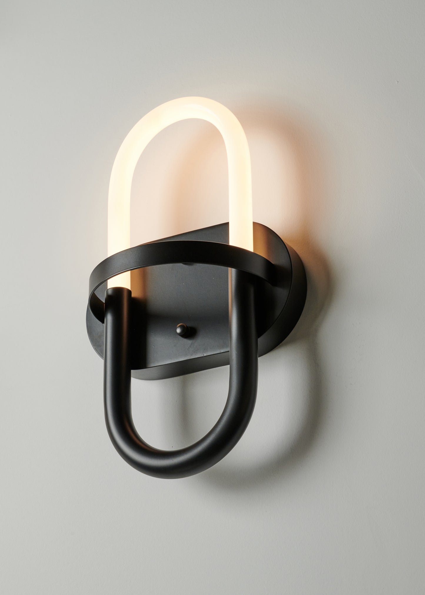 Matte Black Sconce