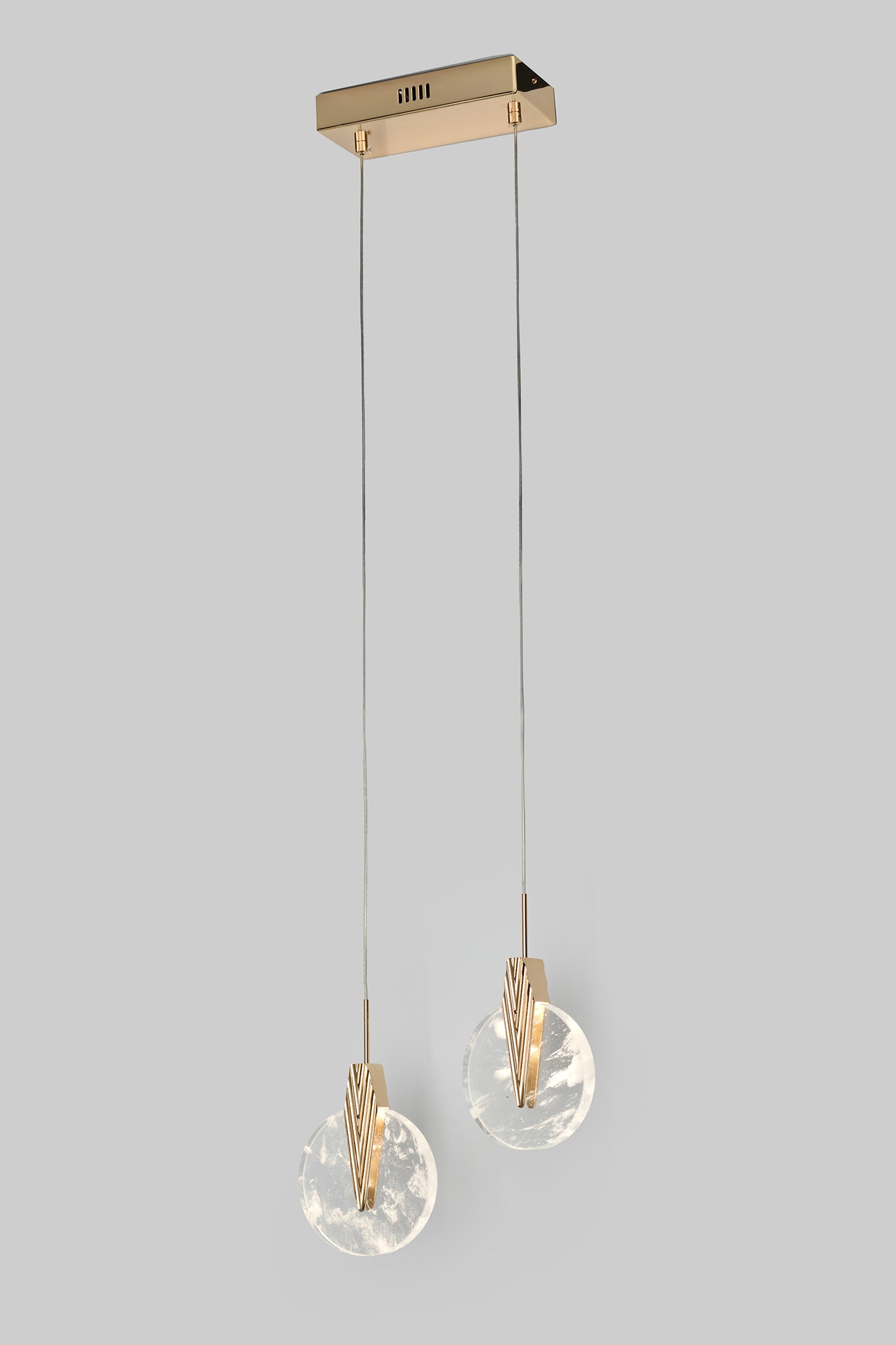 Chandelier with 2 Crystals 891/2