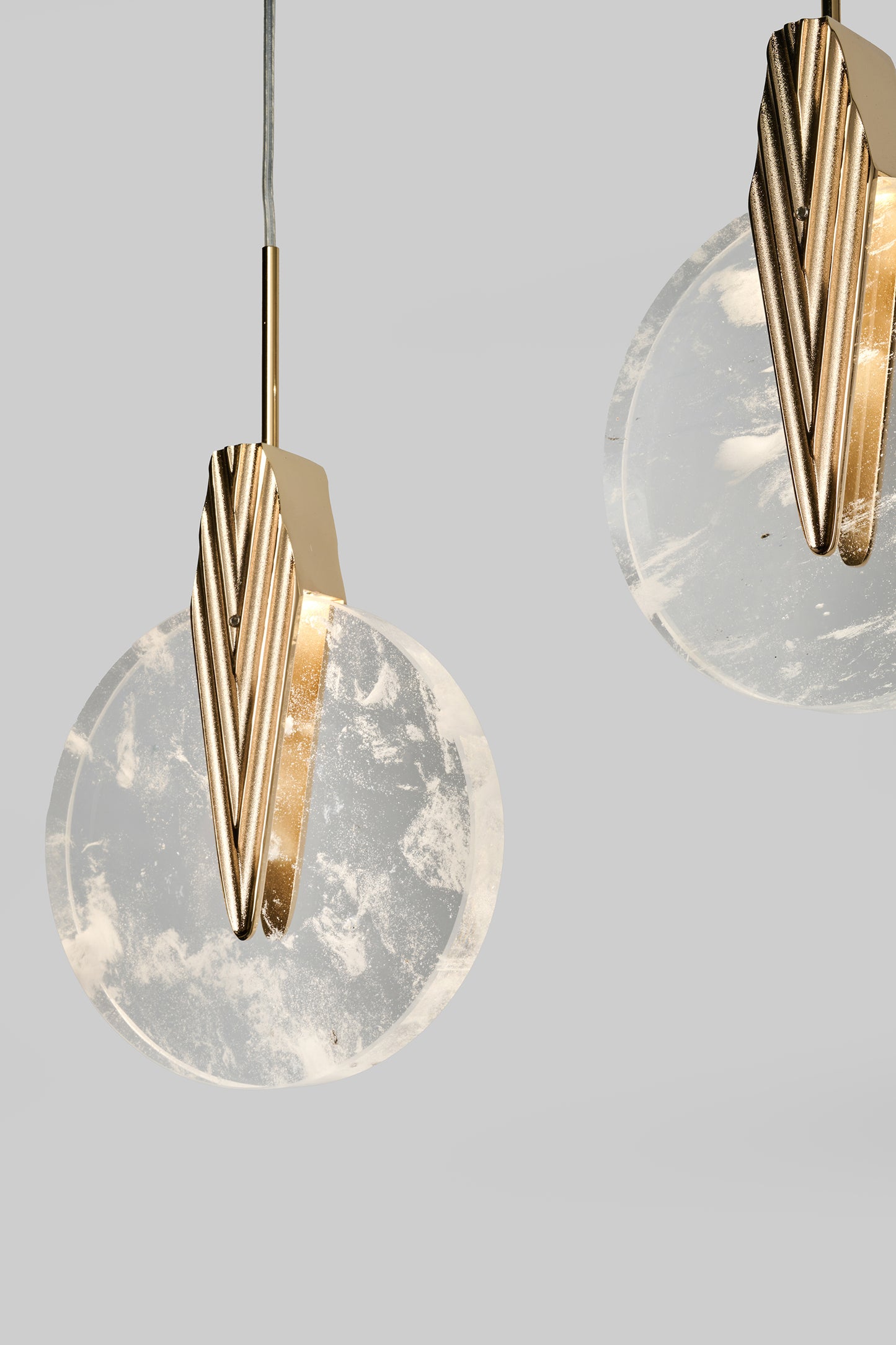 Chandelier with 2 Crystals 891/2