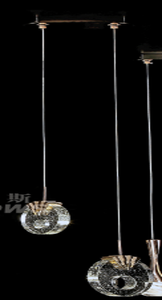 Chandelier with 2 Crystals 881/2