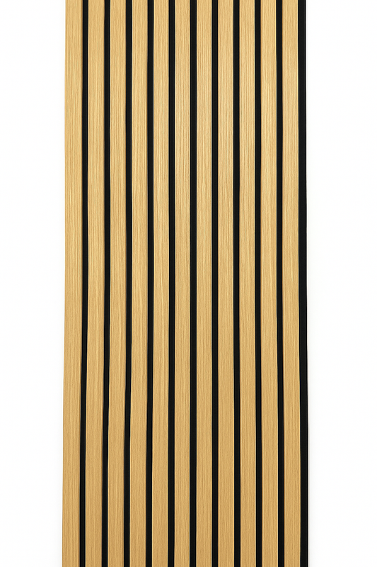 Acoustic Slat Wood Wall Panels Yellow Oak
