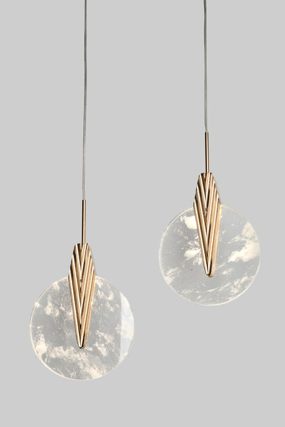 Chandelier with 2 Crystals 891/2