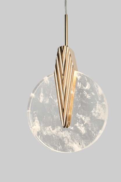 Chandelier with 2 Crystals 891/2