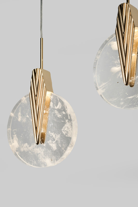 Chandelier with 2 Crystals 891/2