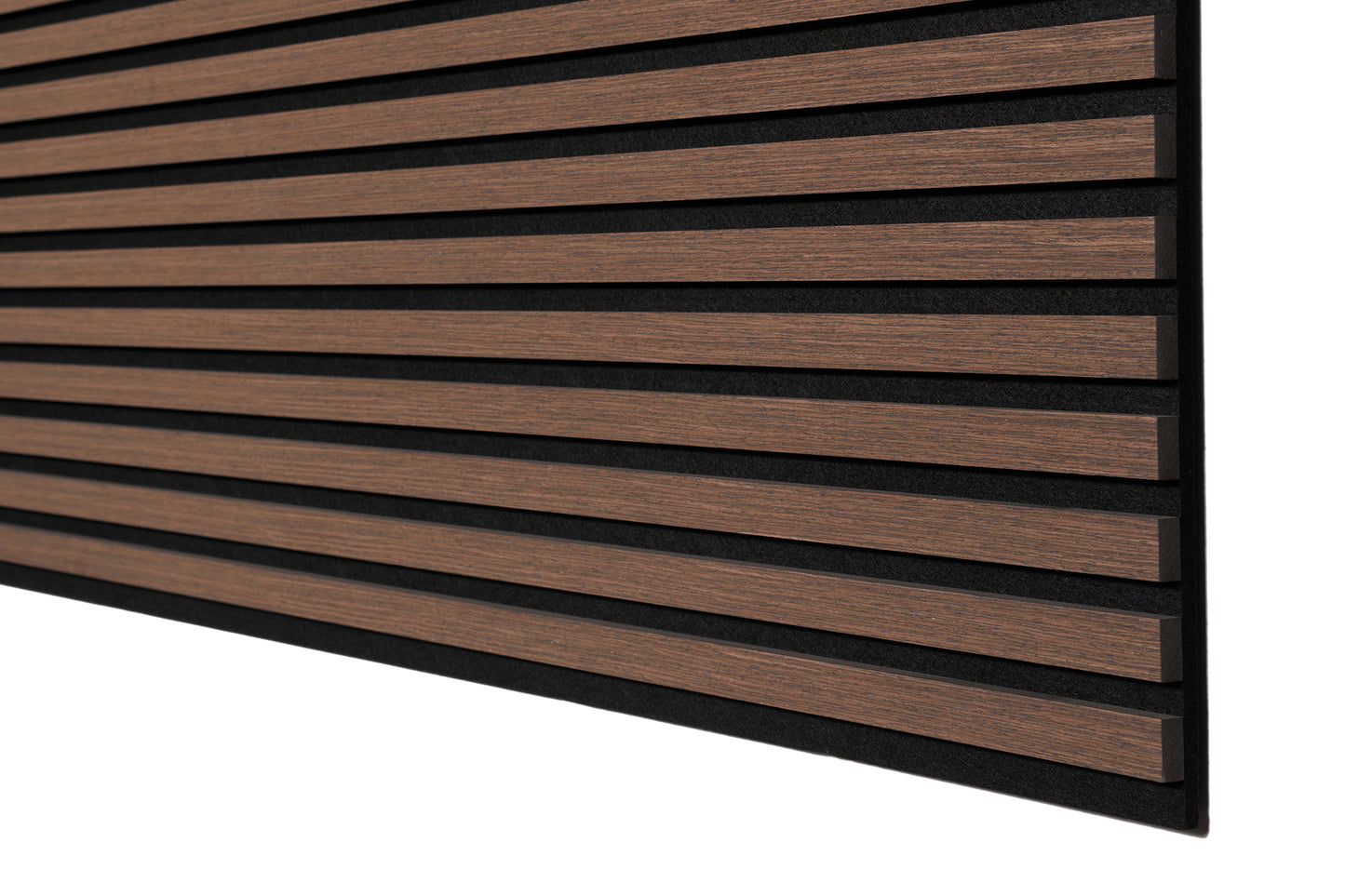 Acoustic Slat Wood Wall Panels Smoke